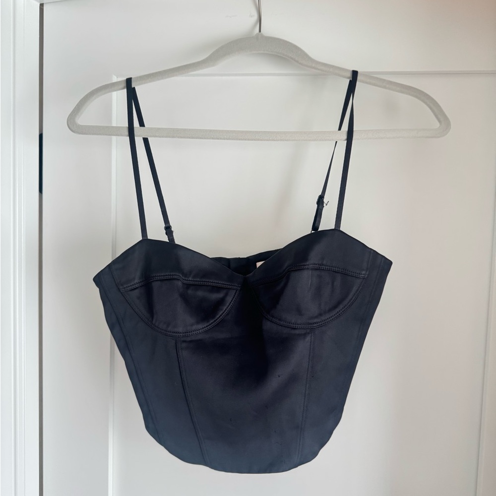 Aritiza Sunday Best Elegant Black Bustier